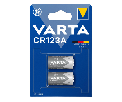 Bateria lub akumulatorek Varta Litowe Baterie Cylindryczne CR123A (2 szt.)